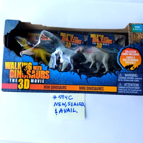 #594C 3 Mini Walking With Dinosaurs - Picture 1 of 6